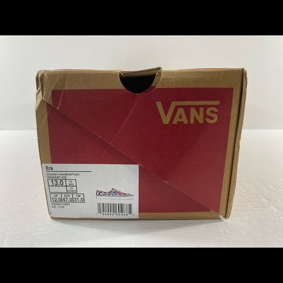 Vans Era Checkerboard Cube Sneakers - Picture 6 of 6